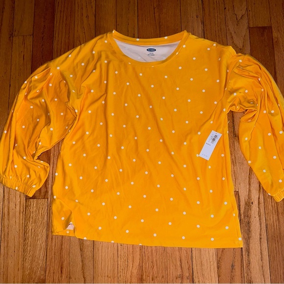 Brushed Balloon-Sleeve Top for Girls - Picture 2 of 4